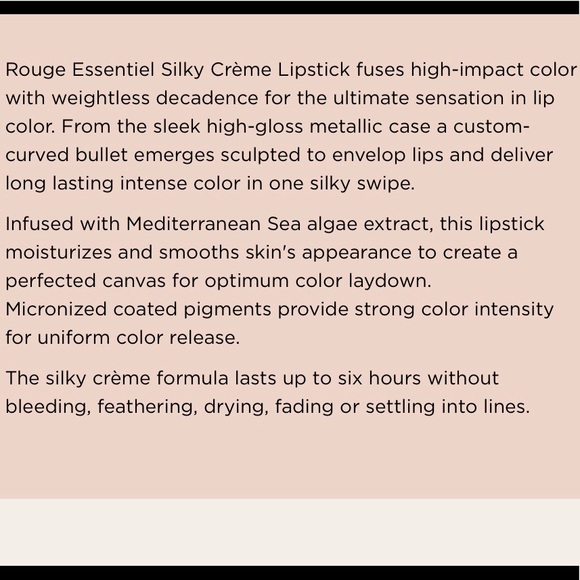Laura Mercier Rouge Essentiel Silky Creme Lipstick Nude Naturel - Picture 16 of 16